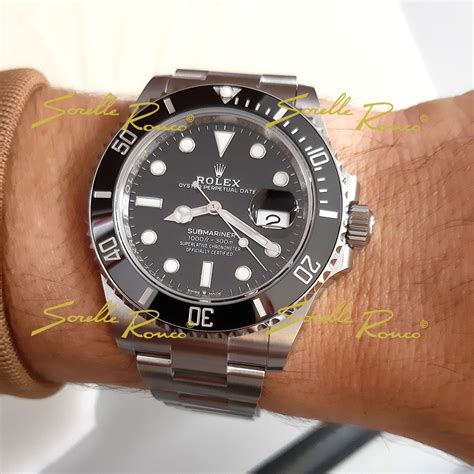 rolex submariner con ghiera rossa e nera|rolex submersible ceramica.